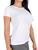 Camiseta Dry Fit Feminina Plus Size Academia Corrida 100% Poliester Branco