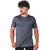 Camiseta Dry Fit Furadinha Academia Exercício Camisa Masculina Chumbo