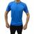 Camiseta Dry Fit Masculina Fitness  100% poliéster Corrida  Academia  Gym  Treino Azul