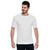 Camiseta DryFit Masculina de Academia Justa Apertada Modelagem SlimFit Para Esportes Corrida 100%Poliester Branco