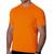 Camiseta Esportiva Masculina Gola Redonda Básica Lupo Orange