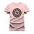 Camiseta Estampada 100% Algodão Unissex T-shirt Confortável Jogue Os Dados Rosa