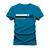 Camiseta Estampada 100% Algodão Unissex T-shirt Confortável V C Y Casual Azul