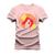 Camiseta Estampada 100% Algodão Unissex T-shirt Confortável Vida Country Colors Rosa