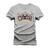 Camiseta Estampada 100% Algodão Unissex T-shirt Confortável Wild West Cinza