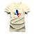 Camiseta Estampada Algodão Confortável T-Shirt Made In Texas Pérola