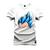Camiseta Estampada Malha Premium T-Shirt Goku Branco