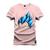 Camiseta Estampada Malha Premium T-Shirt Goku Rosa