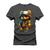 Camiseta Estampada Malha Premium T-Shirt Urso Blindado Grafite