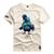 Camiseta Estampada Pavão Joel Jaqueta Militar Shap Life Off white