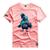 Camiseta Estampada Pavão Joel Jaqueta Militar Shap Life Rosa claro