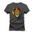 Camiseta Estampada Tamanho Grande Plus Size King Grafite