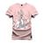 Camiseta Estampada Tamanho Grande Plus Size Pernalonga Rosa