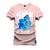 Camiseta Estampada Tamanho Grande Plus Size Urso Stay Rosa