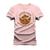 Camiseta Estampada Unissex Algodão Confortável Desert Rosa