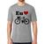 Camiseta Eu Amo Bicicleta - Foca na Moda Cinza