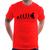 Camiseta Evolução do Grau XJ6 - Foca na Moda Vermelho