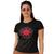 Camiseta Feminina Baby Look Banda Red Hot Chili Peppers Logo Tradicional Gola Redonda Street Wear Preto