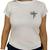 Camiseta feminina baby look yeshua Branco