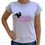 Camiseta feminina baby look yeshua Cinza claro