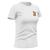 Camiseta Feminina Babylook de Algodão Gola Redonda Estilo Casual Confortavel Estampada Branco capivara