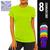 Camiseta feminina Blusinha DRY FIT Tecido Furadinho Academia Corrida Yoga 616 Verde