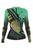 Camiseta FEMININA com proteção solar 50+ UVB DRYFIT pesca bike ciclista beach tenis Tucunaré verde e rosa