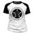Camiseta feminina Dasantigas malha 100% algodão estampa Sisters Of Mercy - Some Girls Wander By Branco, Preto
