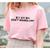 Camiseta Feminina Don't Wanna Cry Seventeen Kpop - Baby Look Rosa