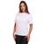 Camiseta Feminina Dry Fit Básica Lisa Proteção Solar UV Térmica Blusa Academia Esporte Camisa Branco