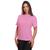 Camiseta Feminina Dry Fit Básica Lisa Proteção Solar UV Térmica Blusa Academia Esporte Camisa Rosa