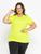Camiseta Feminina Dry Fit Plus Size Amarelo neon