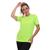 Camiseta Feminina Dry Fit Proteção Solar UV Básica Lisa Treino Academia Passeio Fitness Ciclismo Camisa Verde