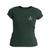 Camiseta Feminina Estampa Skate Capacete Confortável Casual Verde