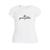Camiseta Feminina Estampada Gratidão Confortável Casual Branco