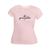 Camiseta Feminina Estampada Gratidão Confortável Casual Rosa