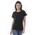 Camiseta feminina Levemente Acinturada 100% Algodão 7 cores Preto