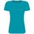 Camiseta Feminina Lupo Esportiva Running Proteção Uv50+ Azul turquesa