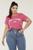 Camiseta Feminina New York Tshirt Blusa Feminina Pink