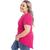 Camiseta Feminina Plus Size Veste Legging Longa Tapa Bumbum Pink