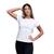 Camiseta Feminina Premium Baby Look 100% Algodão Off white