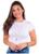 Camiseta Feminina Revanche Básica Baby Look Várias Cores Branco