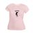 Camiseta Feminina Skate Capacete Confortável Dia a Dia Rosa