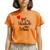 Camiseta Feminina T-shirt Estampada Frase Motivacional Blusinha GuGi Laranja