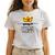 Camiseta Feminina T-shirt Frase Motivacional Mulher Blusinha GuGi Branco