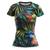 Camiseta Fitness Feminina Dry Fit Moda Blusinha Academia Floral1