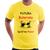Camiseta Futura Baterista Igual ao Papai - Foca na Moda Amarelo