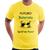 Camiseta Futuro Baterista Igual ao Papai - Foca na Moda Amarelo