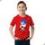 Camiseta Gamer Sonic Hedgehog Tails 100% Algodão Kids Gamer Vermelho