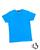 Camiseta Gola Redonda Lisas Infantojuvenil Azul tiffany
